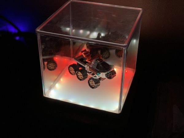 Bluetooth LED Display Cube - Illuminated Bluetooth Display Case Bluetooth LED Display Cube